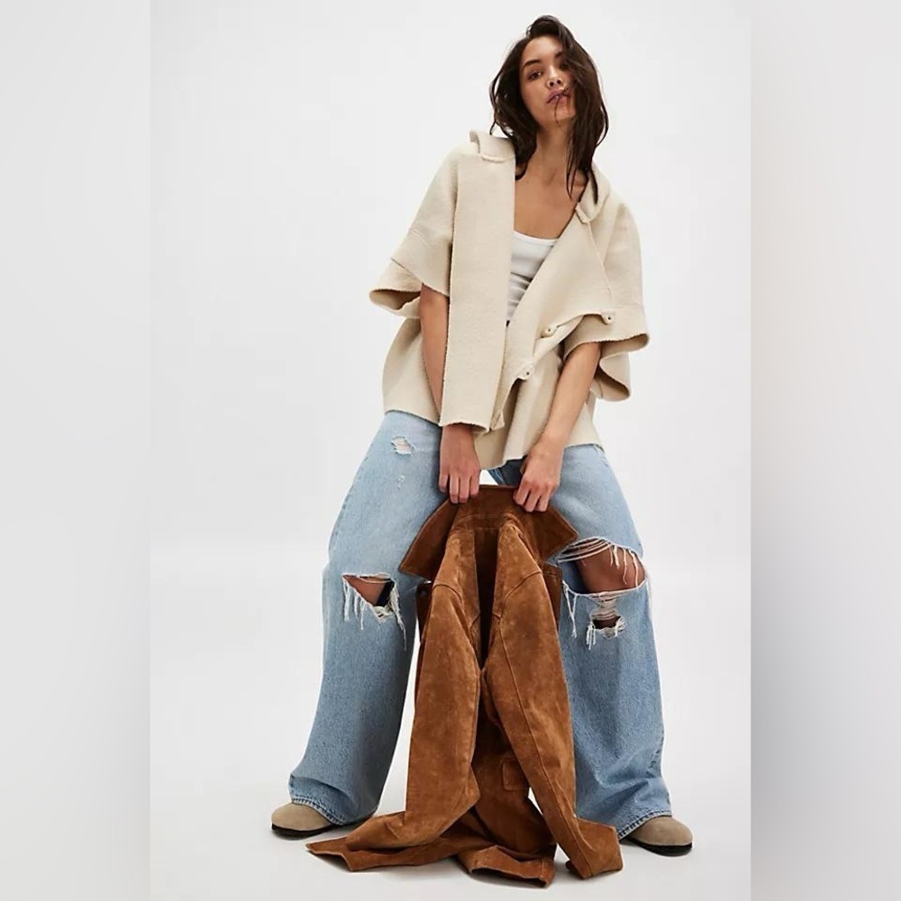 Toggle Poncho by Free People - Picture 3 of 6